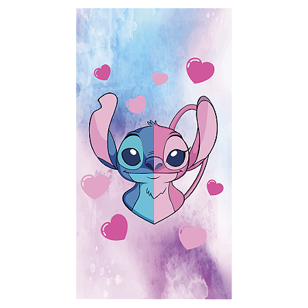 Capa Faixa Lateral Sublimado - Lilo Stitch Angel