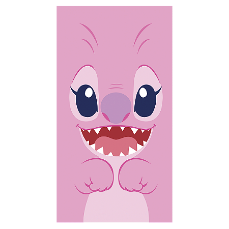 Capa Faixa Lateral Sublimado - Lilo Stitch Angel