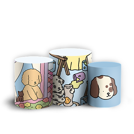 Capas Trio Cilindro Sublimado Vest Facil - Bobbie Goods