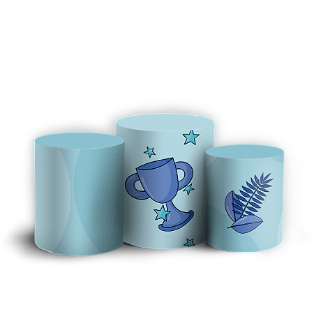 Capas Trio Cilindro Sublimado Vest Facil - Dia dos Pais