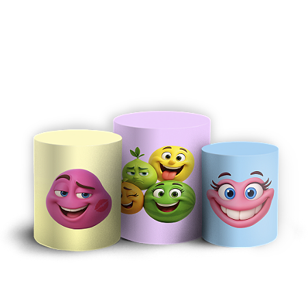 Capas Trio Cilindro Sublimado Vest Facil - Doce Fini