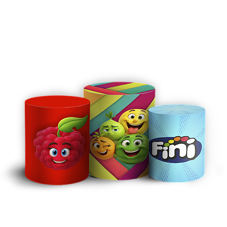 Capas Trio Cilindro Sublimado Vest Facil - Doce Fini