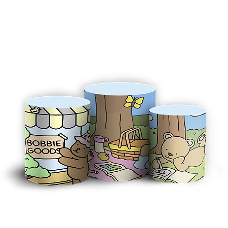 Capas Trio Cilindro Sublimado Vest Facil - Bobbie Goods