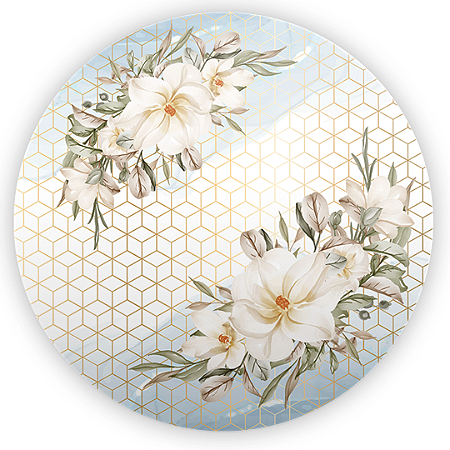 Capa Mini Painel Sublimado - Floral