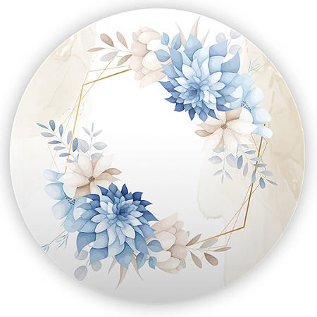 Capa Mini Painel Sublimado - Floral