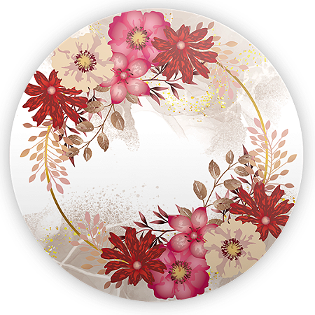 Capa Mini Painel Sublimado - Floral