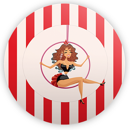 Capa Mini Painel Sublimado - Circo