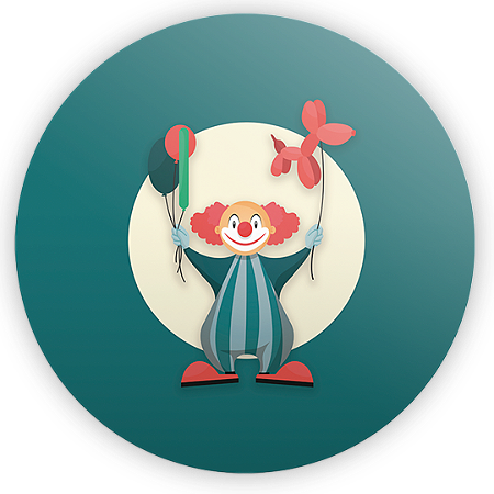 Capa Mini Painel Sublimado - Circo