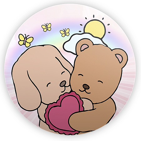 Capa Painel Redondo Sublimado - Bobbie Goods