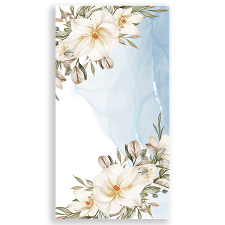 Capa Faixa Lateral Sublimado - Floral