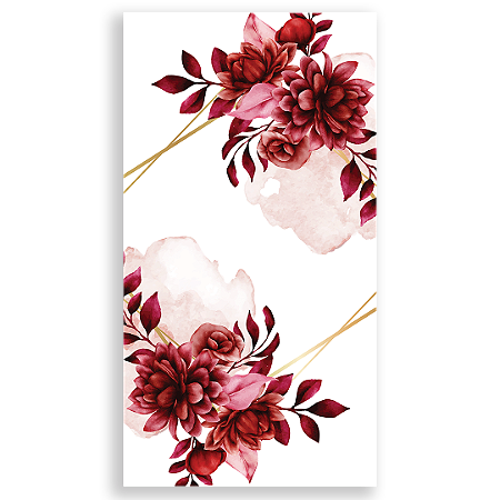 Capa Faixa Lateral Sublimado - Floral