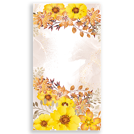 Capa Faixa Lateral Sublimado - Floral