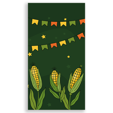 Capa Faixa Lateral Sublimado - Festa Junina