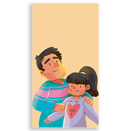 Capa Faixa Lateral Sublimado - Dia dos Pais