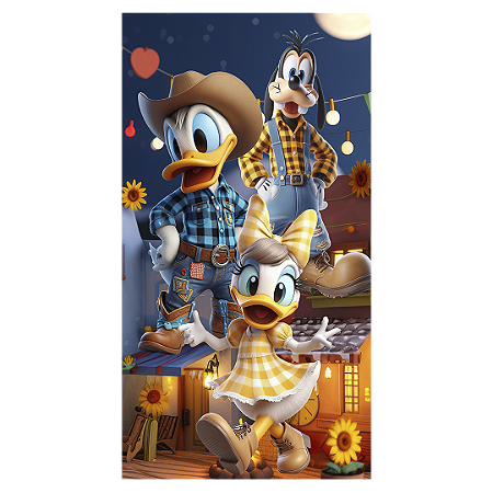 Capa Faixa Lateral Sublimado - Minnie Fazendinha