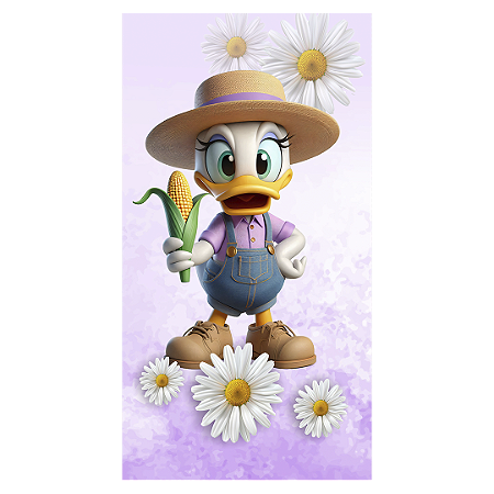 Faixa Lateral - Margarida - Sublimado 3D