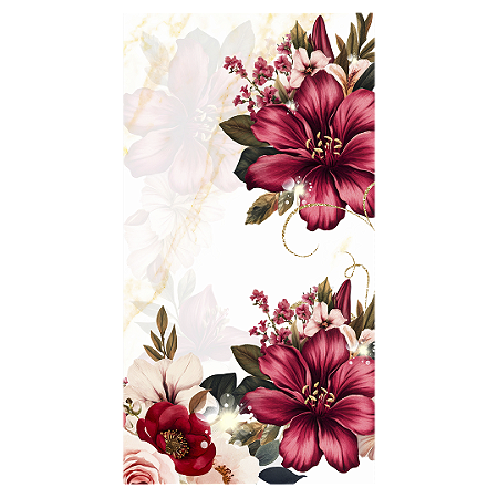 Capa Faixa Lateral Sublimado - Floral