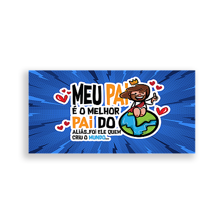 Capa Painel Retangular Sublimado - Dia Dos Pais