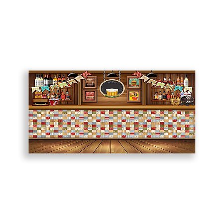 Capa Painel Retangular Sublimado - Festa Junina