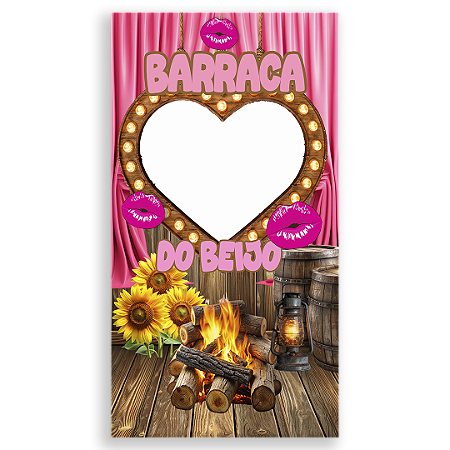 Painel Interativo Vazado - Festa Junina