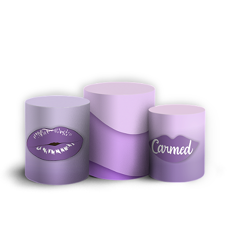 Capas Trio Cilindro Sublimado Vest Facil - Carmed