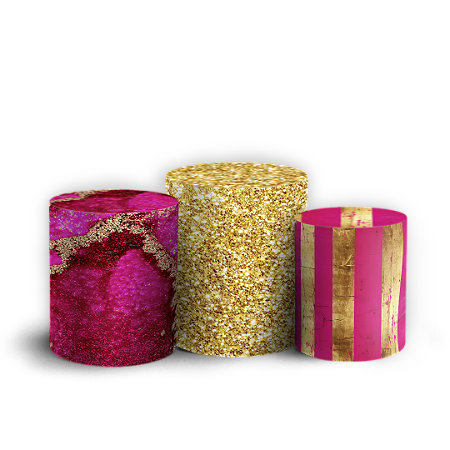 Capas Trio Cilindro Sublimado Vest Facil - 30 Anos