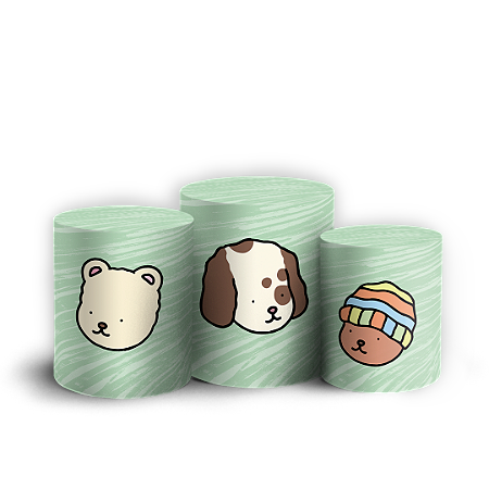 Capas Trio Cilindro Sublimado Vest Facil - Bobbie Goods