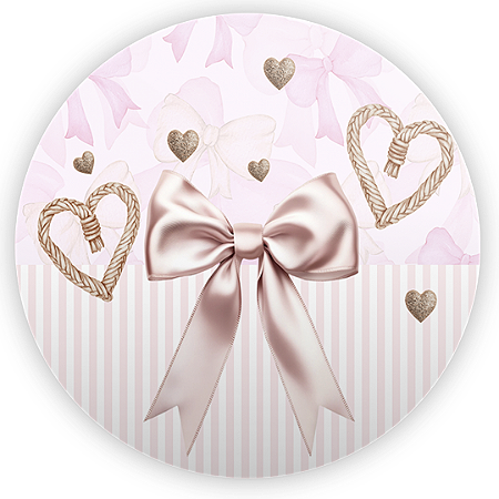 Capa Mini Painel Sublimado - Laços