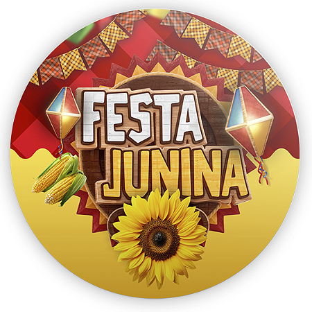 Capa Mini Painel Sublimado - Festa Junina