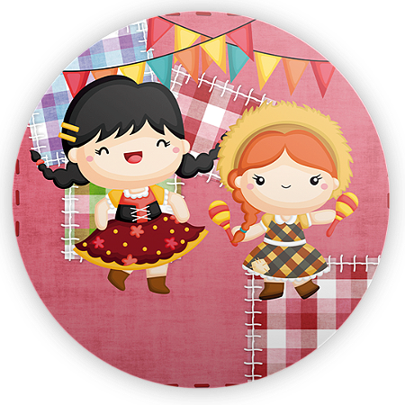 Capa Mini Painel Sublimado - Festa Junina