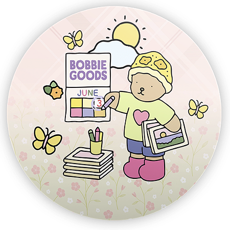 Capa Painel Redondo Sublimado - Bobbie Goods