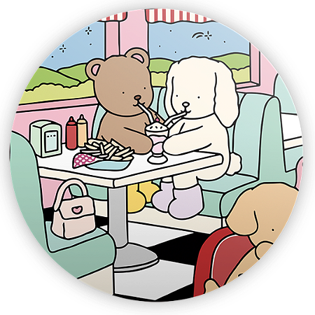 Capa Painel Redondo Sublimado - Bobbie Goods