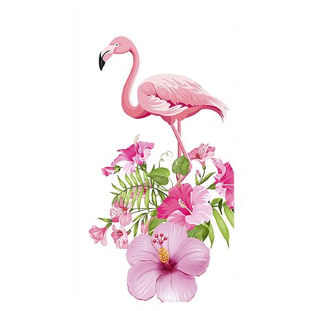 Capa Faixa Lateral Sublimado - Tropical Floral