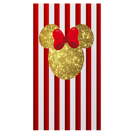 Capa Faixa Lateral Sublimado - Minnie