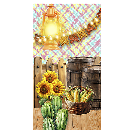 Capa Faixa Lateral Sublimado - Festa Junina