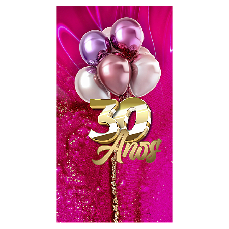 Capa Faixa Lateral Sublimado - 30 Anos