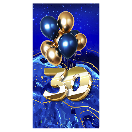 Capa Faixa Lateral Sublimado - 30 Anos