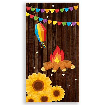 Capa Faixa Lateral Sublimado - Festa Junina