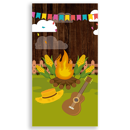Capa Faixa Lateral Sublimado - Festa Junina