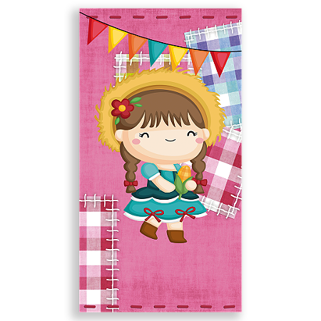 Capa Faixa Lateral Sublimado - Festa Junina