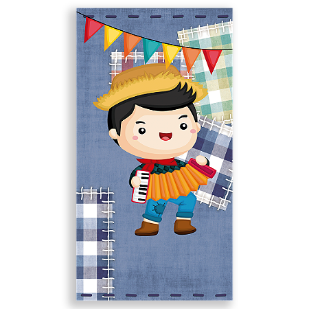 Capa Faixa Lateral Sublimado - Festa Junina