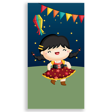 Capa Faixa Lateral Sublimado - Festa Junina