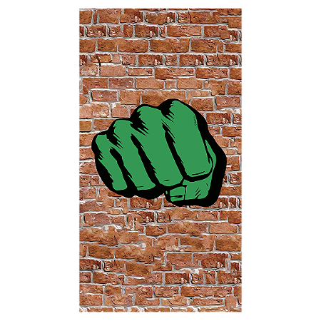 Capa Faixa Lateral Sublimado - Hulk