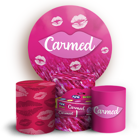 Capas Painel Redondo e Trio Cilindro Sublimado - Carmed