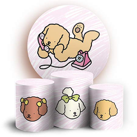 Capas Painel Redondo e Trio Cilindro Sublimado - Bobbie Goods