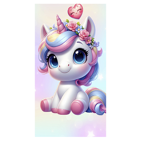 Capa Faixa Lateral Sublimado - Unicornio