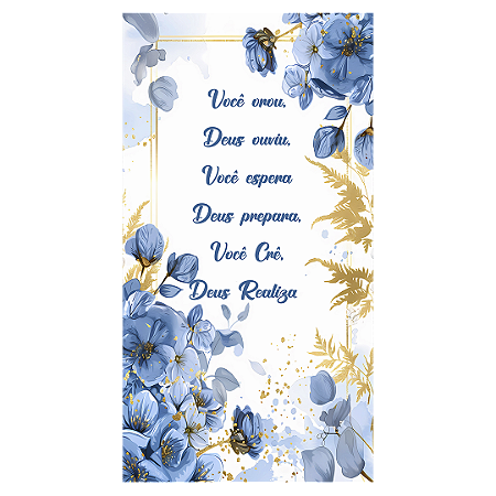 Capa Faixa Lateral Sublimado - Religioso Evangelico