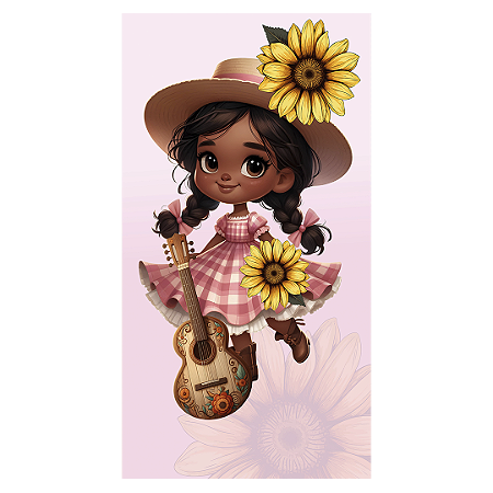 Capa Faixa Lateral Sublimado - Festa Junina