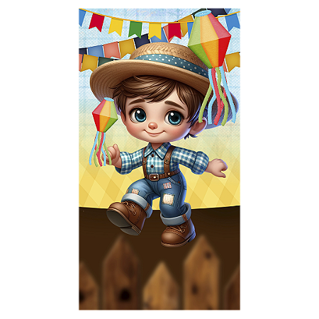 Capa Faixa Lateral Sublimado - Festa Junina