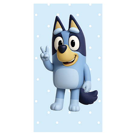 Capa Faixa Lateral Sublimado - Bluey